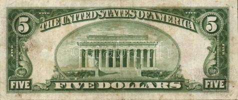 USA/United States Note 1928E 5$ T:III