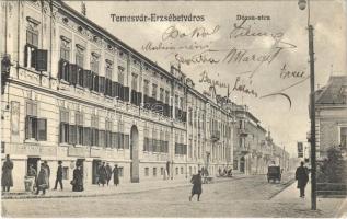 1914 Temesvár, Timisoara; Erzsébetváros, Dózsa utca, Első Magyar Országos Gőzmosoda, Ruppert Károly üzlete / Elisabetin, street, shop, steam laundry (EK)