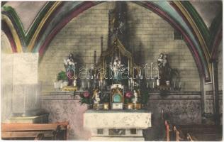 Selmecbánya, Schemnitz, Banská Stiavnica; Kolos leánynevelő intézet belső, kápolna / girl school interior, chapel