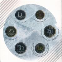 2018. 5Ft-200Ft (6xklf) "Pengék a jégen" forgalmi sor dísztokos szettben + 50Ft "Jégk...