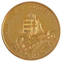 Bognár György (1944-) 1993. "Vitéz Nagybányai Horthy Miklós / Itthon hazai földben" aranyo...