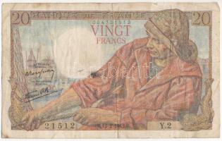 Franciaország 1939. 10Fr + 1940. 20Fr + 1942. 20Fr T:III,III-
France 1939. 10 Francs + 1940. 20 Fra...