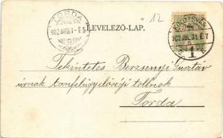 1902 Kolozsvár, Cluj; látkép. Boskovics József kiadása / general view (EK)