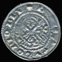 Salamon 1063-74. Denár Ag ÉH.10 előlap részleges hátlapi verete T:2+