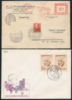 30 db díjjegyes, díjkiegészített és illusztrált lap 1943-tól