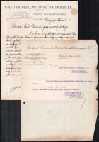 1902-1931 Egyesületek, szövetkezetek, társulatok iratai, 10 db