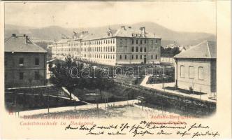 1900 Budapest II. Lipótmező, Cs. és Kir. gyalogsági hadapródiskola, Intézeti főépület / K.u.K. Infanterie-Cadettenschule, Anstalts-Hauptgebäude