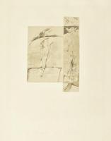 Szabados Árpád (1948-2017): Egy költő emléke.  Szitanyomat, papír, jelzett, számozott (CV/6). Az 197...