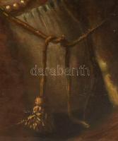 Jelzés nélkül, feltehetően a XIX. sz. végén vagy XX. sz. elején működött festő alkotása: Portré. Ola...