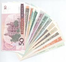 Brazília 12xklf bankjegytétel T:I,I-
Brazil 12xdiff banknote lot C:UNC,AU