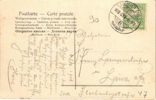 1902 Oroszvár, Rusovce, Karlburg (Pozsony, Pressburg, Bratislava); Gróf Lónyay kastély, templom, utc...