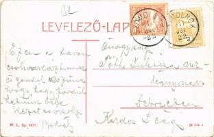 1911 Szomolnok, Schmölnitz, Smolník; Dénesi tó. W. L. Bp. 2677. / lake (EK)