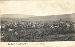Vajdahunyad, Hunedoara; város látképe. Adler fényirda 439 II. / general view (EK)