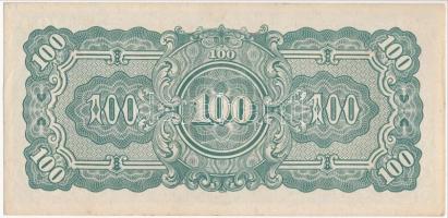 Burma / Japán megszállás 1944. 100R T:I-,II fo., apró gyűrődés, hajtatlan
Burma / Japanese occupati...