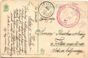 1916 Alsótátrafüred, Unter-Schmecks, Dolny Smokovec (Magas-Tátra, Vysoké Tatry); "M. KIR. ROKKA...