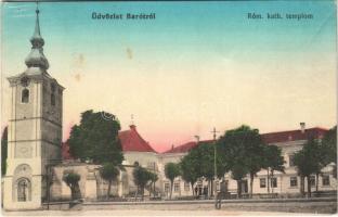 1914 Barót, Baraolt; Római katolikus templom. Ifj. Dániel Lajos kiadása / church  (EK)