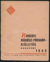 1942 Nemzeti Művészeti Fényképkiállítás katalógusa 18p.