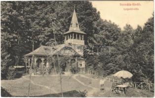 1910 Szovátafürdő, Baile Sovata; Leipold villa. Schuster Emil kiadása / villa