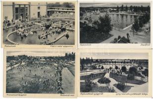 Hajdúszoboszló, strand - 8 db régi képeslap