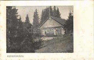 Andrásháza, Radaia; erdei menház / forest rest house (fl)
