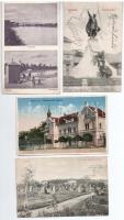 10 db RÉGI magyar város képeslap vegyes minőségben / 10 pre-1945 Hungarian town-view postcards in mi...