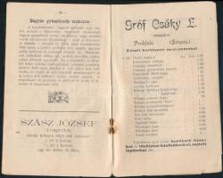 Szász József: Konyhakertészet. Kertmunkás iksolák, valamint más alsóbb foku gazdasági iskolák számár...