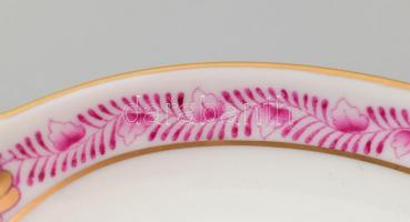 Herendi Apponyi mintás hamutálka. kézzel festett, jelzett, hibátlan.  9x12 cm