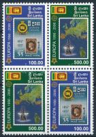 50 éves a bélyeg négyestömb, 50 years of stamp block of 4