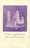 Budapest XV. Rákospalota, Új evangélikus templom 1936. Erős várunk az Úr Isten, segélylap
