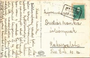 1939 Maglód, ágostai evangélikus és római katolikus templom, Hősök szobra, Állami népiskola, Wodiane...