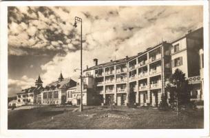 1949 Tátra, Magas-Tátra, Vysoké Tatry; Strbské pleso, Hotel Kriván a Hviezdoslav / Csorba-tó, szálloda / lake, hotel (EK)