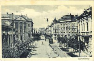 1938 Szombathely, Széll Kálmán utca, villamosok