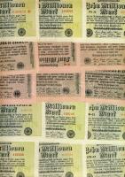 Német Birodalom 1890-1945. több, mint 500db bankjegy, benne Császárság, Weimari Köztársaság, 3. Biro...