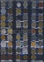411db világpénz, igen sok tengerentúllal, albumlapokon, jobbakkal T:vegyes