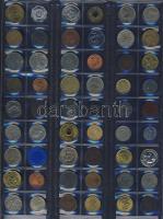 411db világpénz, igen sok tengerentúllal, albumlapokon, jobbakkal T:vegyes