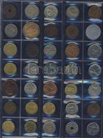 411db világpénz, igen sok tengerentúllal, albumlapokon, jobbakkal T:vegyes