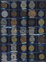 411db világpénz, igen sok tengerentúllal, albumlapokon, jobbakkal T:vegyes