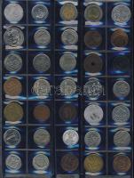 411db világpénz, igen sok tengerentúllal, albumlapokon, jobbakkal T:vegyes