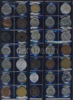 411db világpénz, igen sok tengerentúllal, albumlapokon, jobbakkal T:vegyes