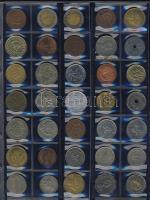 411db világpénz, igen sok tengerentúllal, albumlapokon, jobbakkal T:vegyes