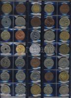 411db világpénz, igen sok tengerentúllal, albumlapokon, jobbakkal T:vegyes