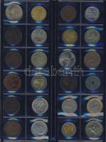 411db világpénz, igen sok tengerentúllal, albumlapokon, jobbakkal T:vegyes