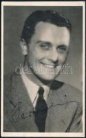 1942 Perényi László (1910-1993) színész saját kézzel aláírt fotólapja
