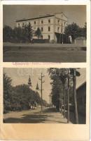 1944 Újsové, Neu-Schowe (Sóvé, Ravno Selo); utca, templom / street view, church. photo (fl)