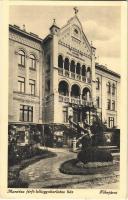 1937 Budapest II. Manréza férfi lelkigyakorlatos ház, főbejárat. Labanc utca 57. (EK)
