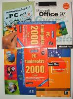 VEgyes könyv tétel: 6 db számítástechnikai könyv + Bruno Bourel - Parti Nagy Lajos Fényrajzok fotókö...