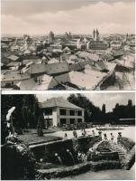 Eger, strandfürdő, minaret. Képzőművészeti Alap - 4 db modern képeslap