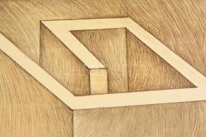 Szurcsik József (1959-): Csapda II, 1997. Litográfia, papír. Jelzett. Számozott: 14/15. Hátoldalán a...