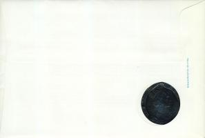 Man sziget 1990. 1C "150 éves a Balck Penny-az első bélyeg" érmés, bélyeges borítékon T:1