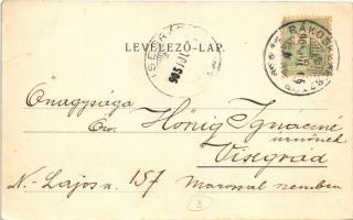 1905 Budapest XVII. Rákoskeresztúr, Keresztúr-nyaraló; Hergl Emil Vendéglője a Nyaralóhoz (EK)